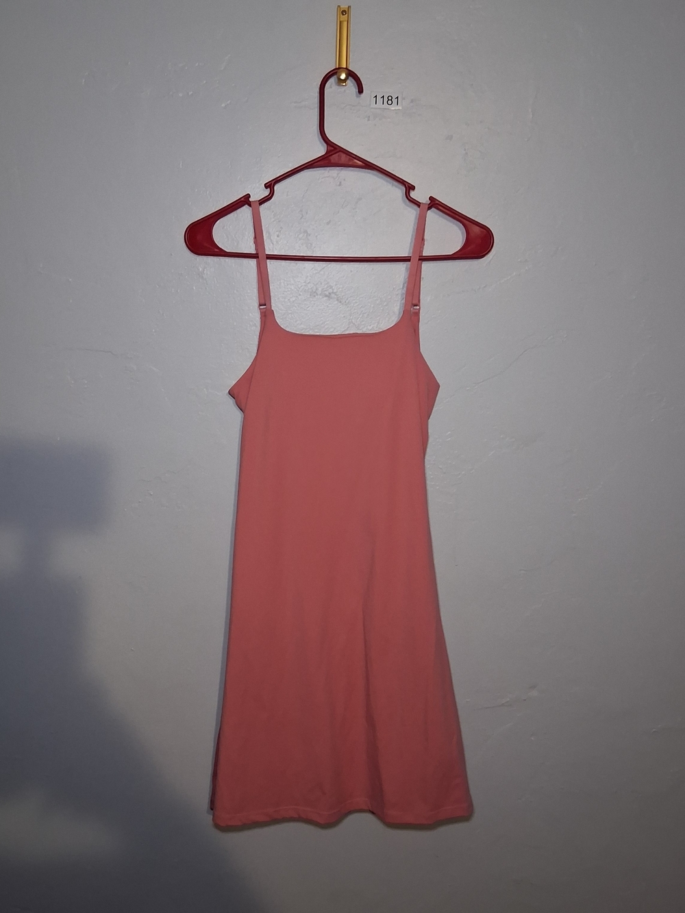 Classic Pink Mini Slip Dress with Adjustable Straps